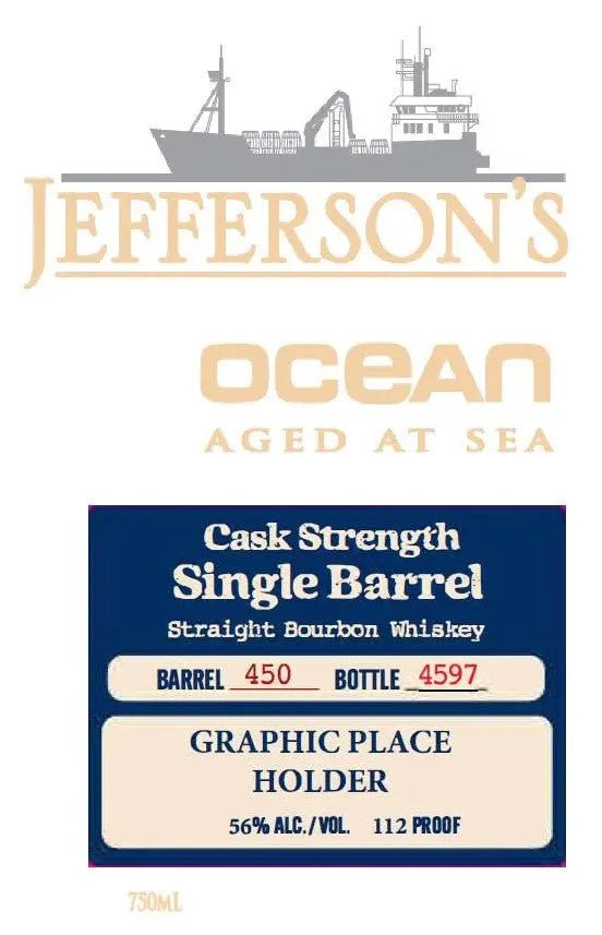 Jefferson’s Ocean Voyage 30 Cask Strength Single Barrel Bourbon - Main Street Liquor