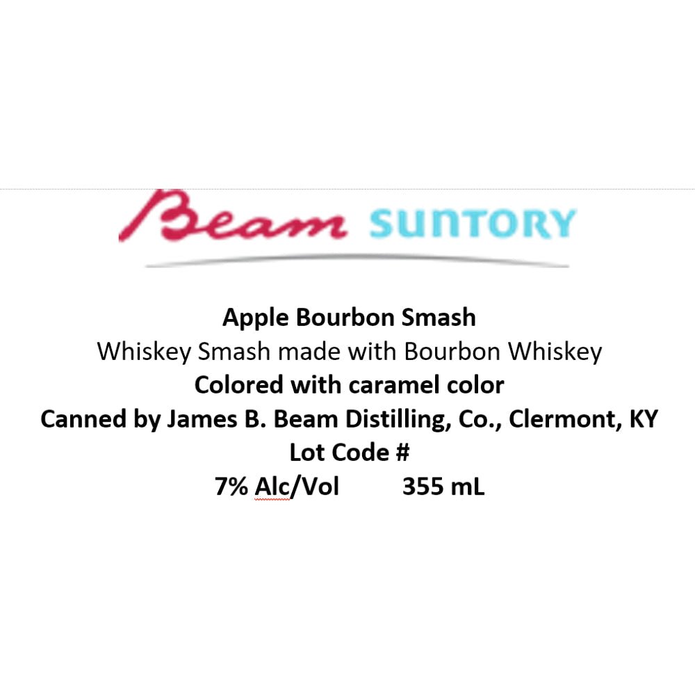 Jim Beam Apple Bourbon Mash Canned Cocktail Ready-To-Drink Cocktails Jim Beam   