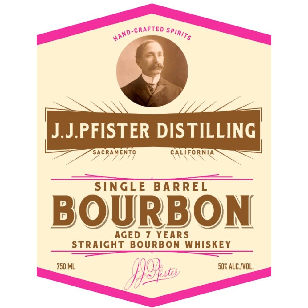 J.J. Pfister 7 Year Old Single Barrel Straight Bourbon Bourbon J.J. Pfister Distilling Company   