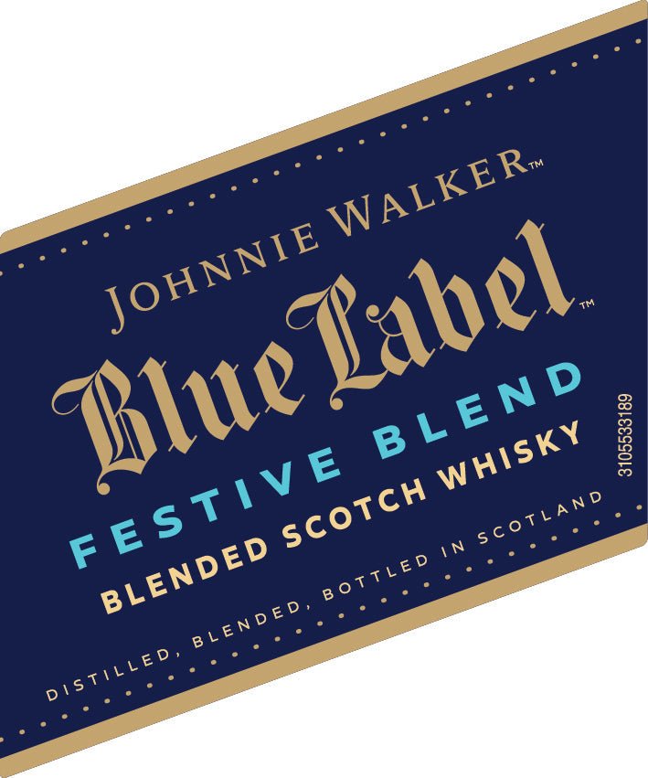Johnnie Walker Blue Label Festive Blend Blended Scotch Whisky Limited Edition - Main Street Liquor