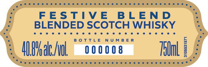 Johnnie Walker Blue Label Festive Blend Blended Scotch Whisky Limited Edition - Main Street Liquor