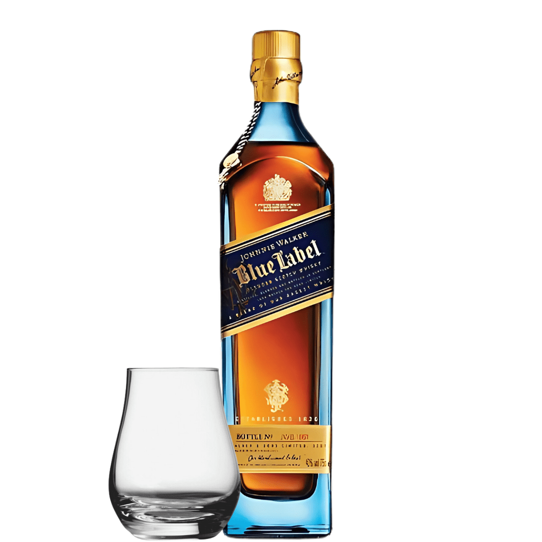 Johnnie Walker Blue Label with Spey Dram Glass - BuyMyLiquor