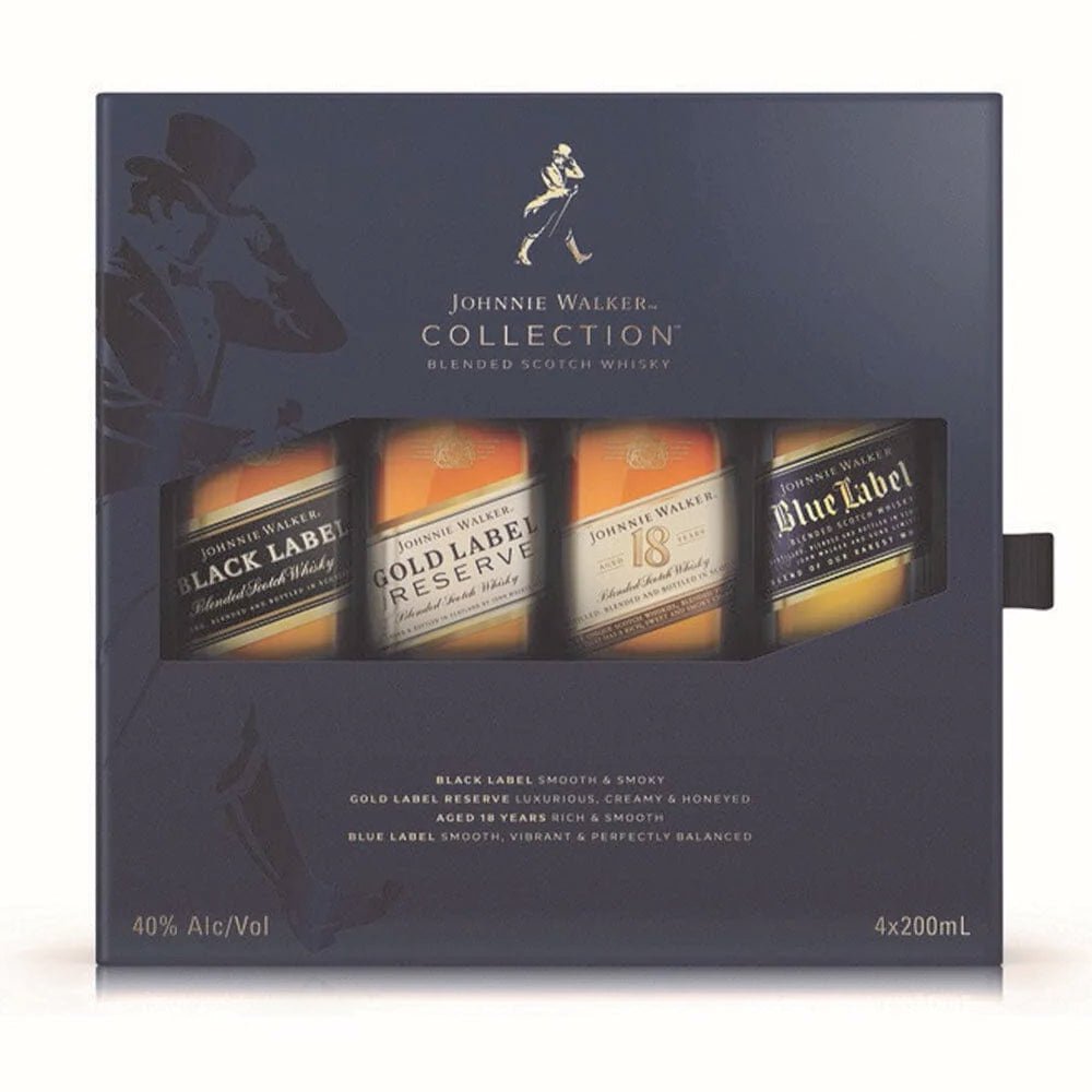 Johnnie Walker Collection Gift Set (4X200mL) Scotch Johnnie Walker   