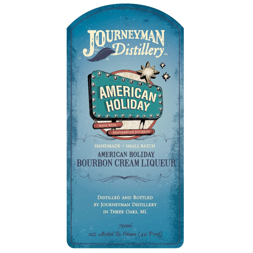 Journeyman Distillery American Holiday Bourbon Cream Liqueur Journeyman Distillery   
