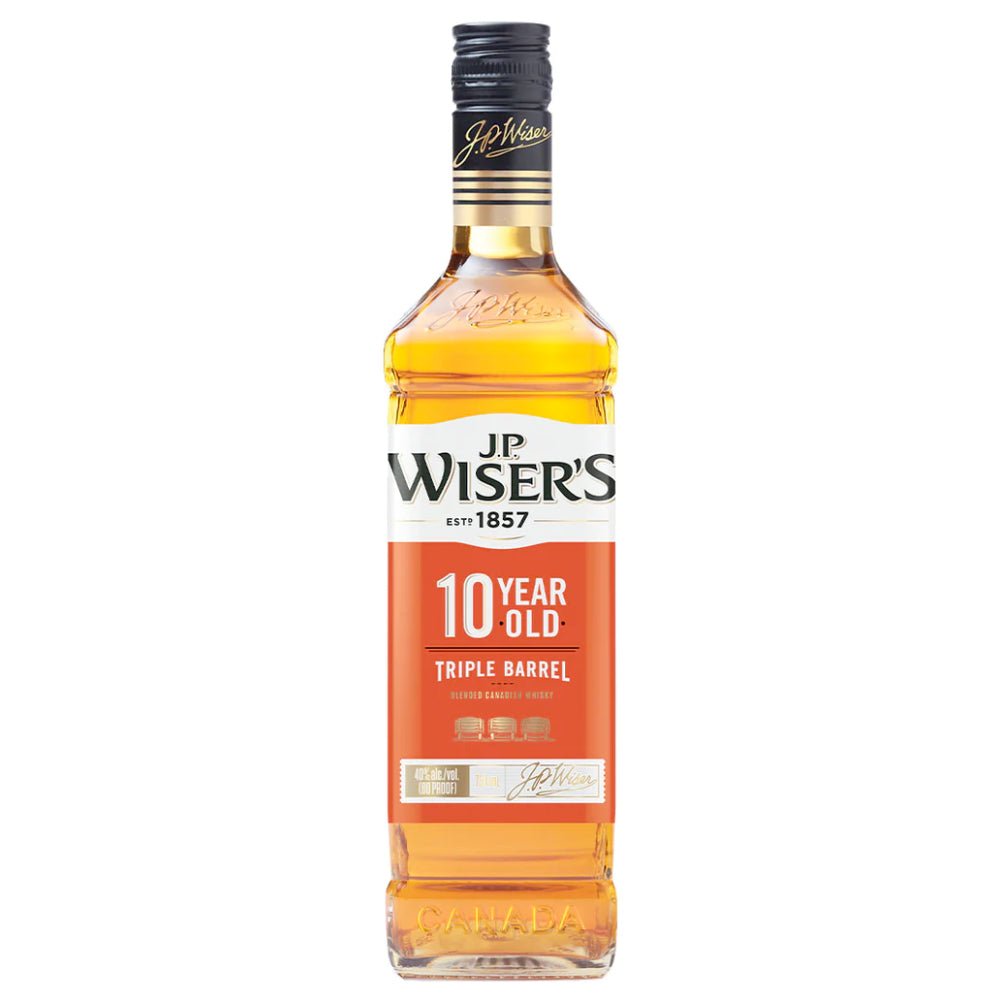 J.P. Wiser's 10 Year Old Triple Barrel Canadian Whisky J.P. Wiser's   