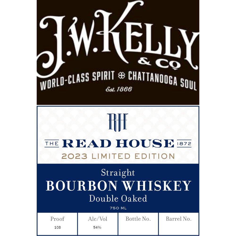 J.W. Kelly Read House Straight Bourbon 2023 Limited Edition Bourbon J.W. Kelly & Co.   