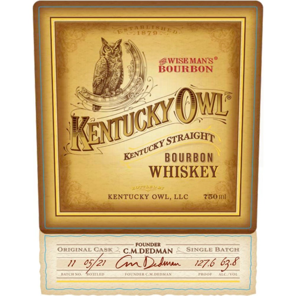 Kentucky Owl Bourbon Batch 11 Bourbon Kentucky Owl   