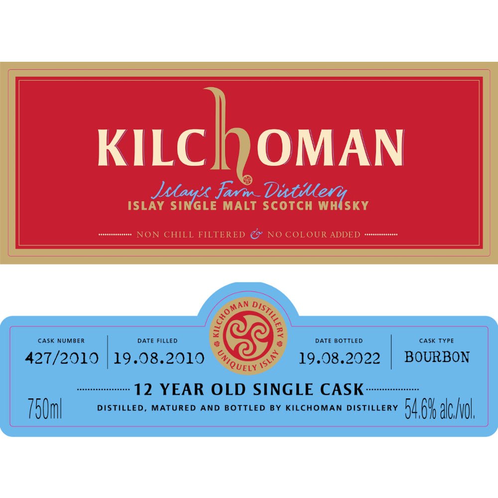 Kilchoman 12 Year Old Single Cask ImpEx Cask Evolution 03/2022 Scotch Impex   