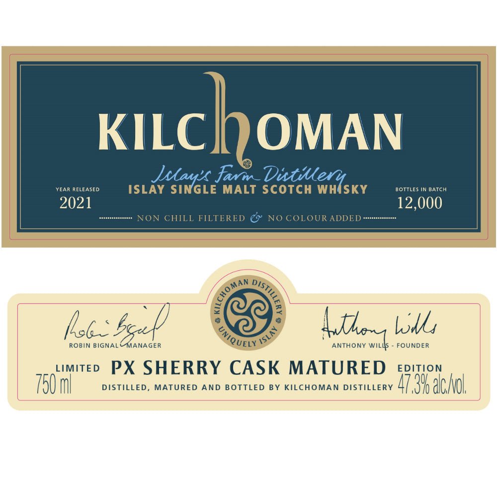 Kilchoman PX Sherry Cask Matured 2021 Scotch Kilchoman   