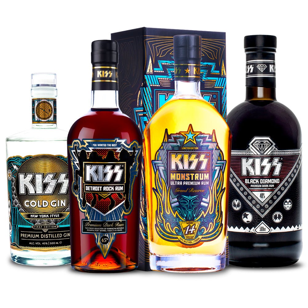 KISS Rum Collectors Set Rum Kiss Black Diamond Rum   