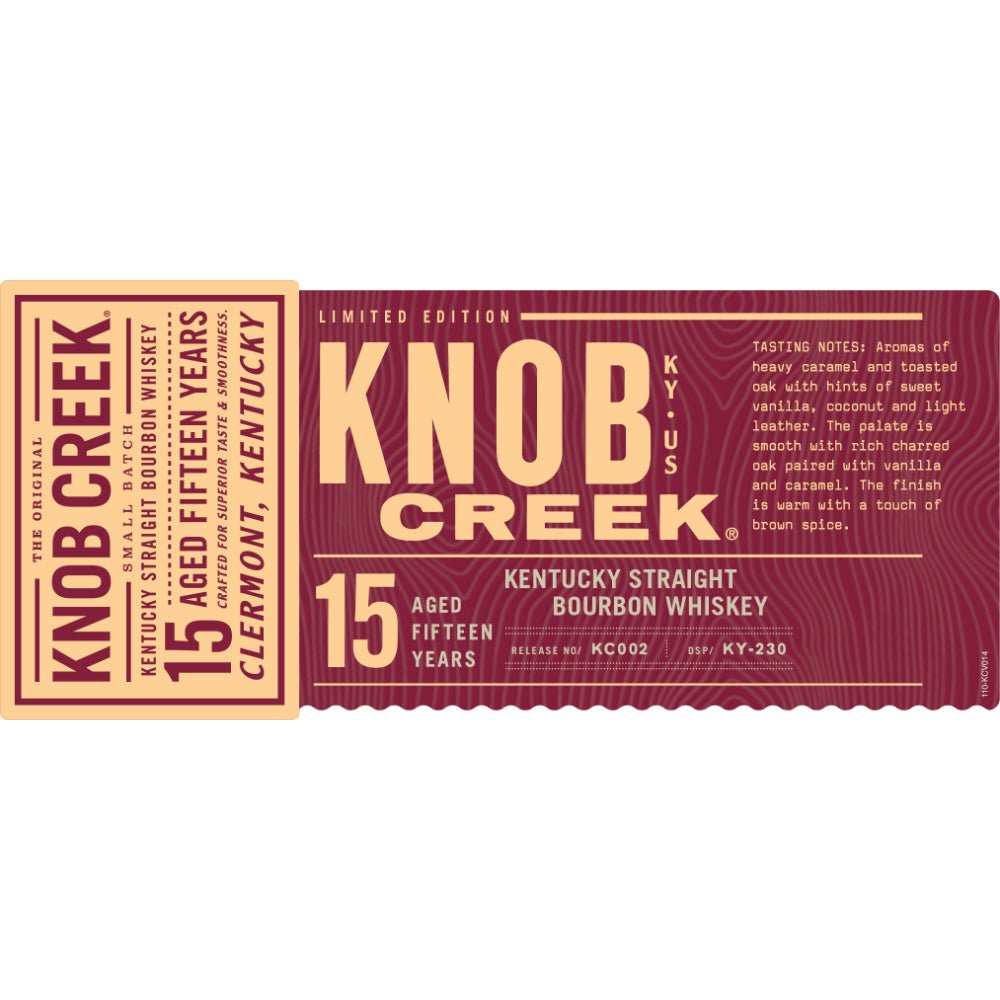 Knob Creek 15 Year Old 2021 Limited Edition Bourbon Knob Creek   