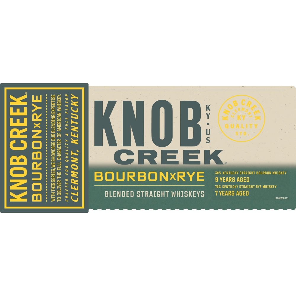 Knob Creek Bourbon X Rye Blended Whiskey Blended Whiskey Knob Creek   