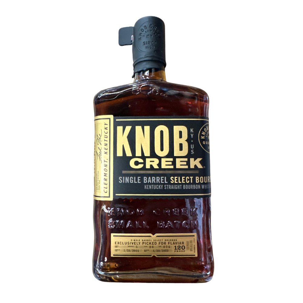 Knob Creek Single Barrel Selected for Flaviar Bourbon Knob Creek   
