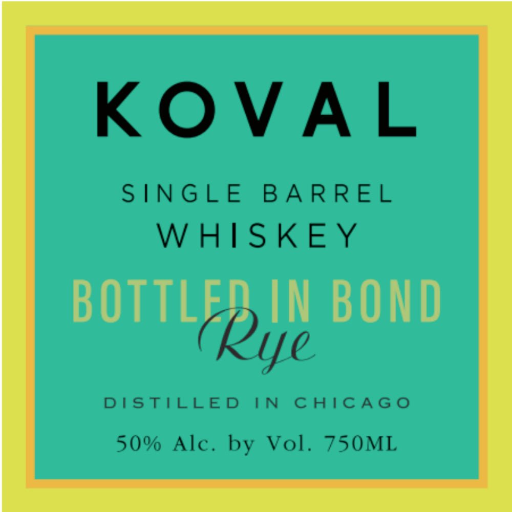 Koval Bottled in Bond Rye Rye Whiskey Koval   