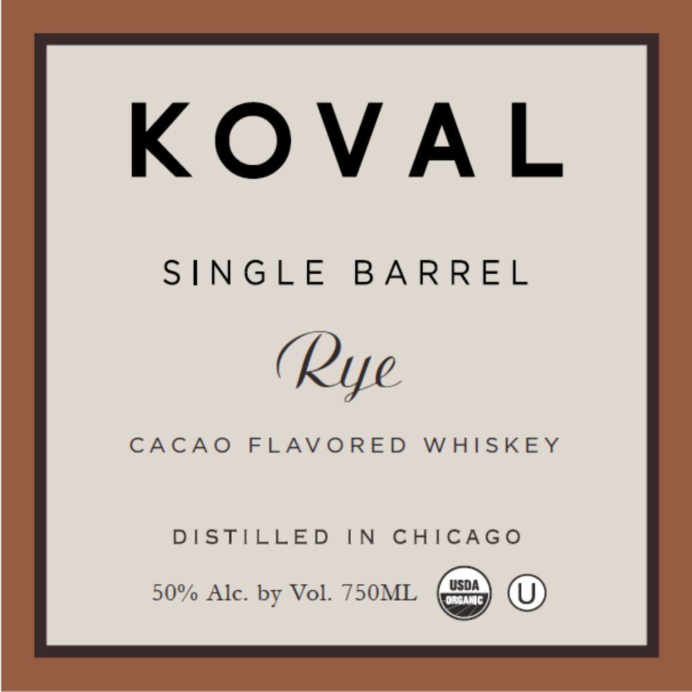 Koval Cocao Flavored Rye Rye Whiskey Koval   