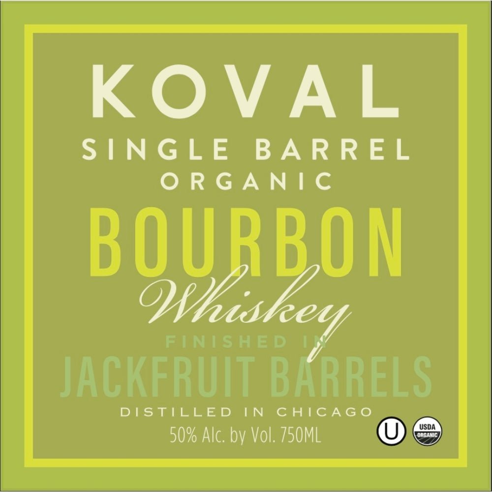 Koval Single Barrel Organic Bourbon Finished in Jackfruit Barrels Bourbon Koval   