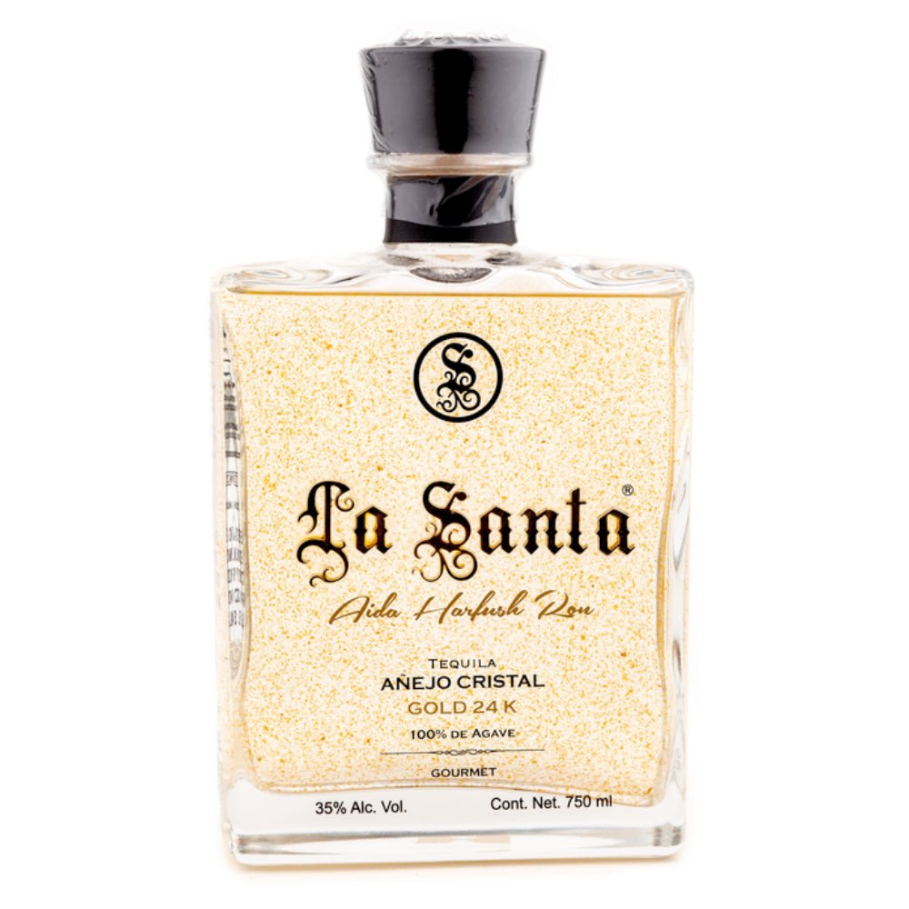 La Santa Tequila 24K Gold Anejo Tequila La Santa Aida Harfush Ron   