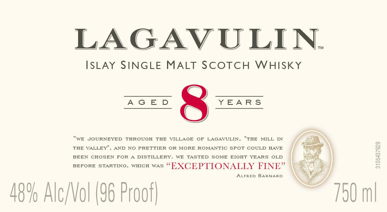 Lagavulin 8 Year Old Islay Single Malt Scotch Whisky - Main Street Liquor