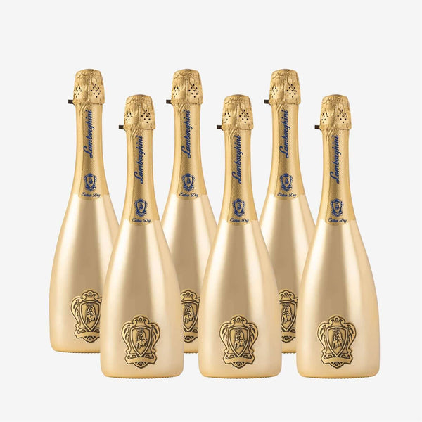 Lamborghini Gold: Extra Dry Prosecco D.O.C. Treviso with Gift Box