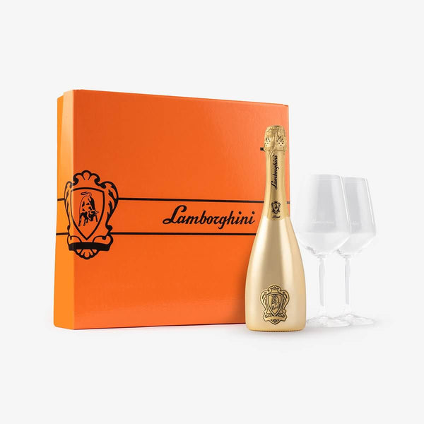 Lamborghini: Oro Vino Spumante with Gift Set - BuyMyLiquor