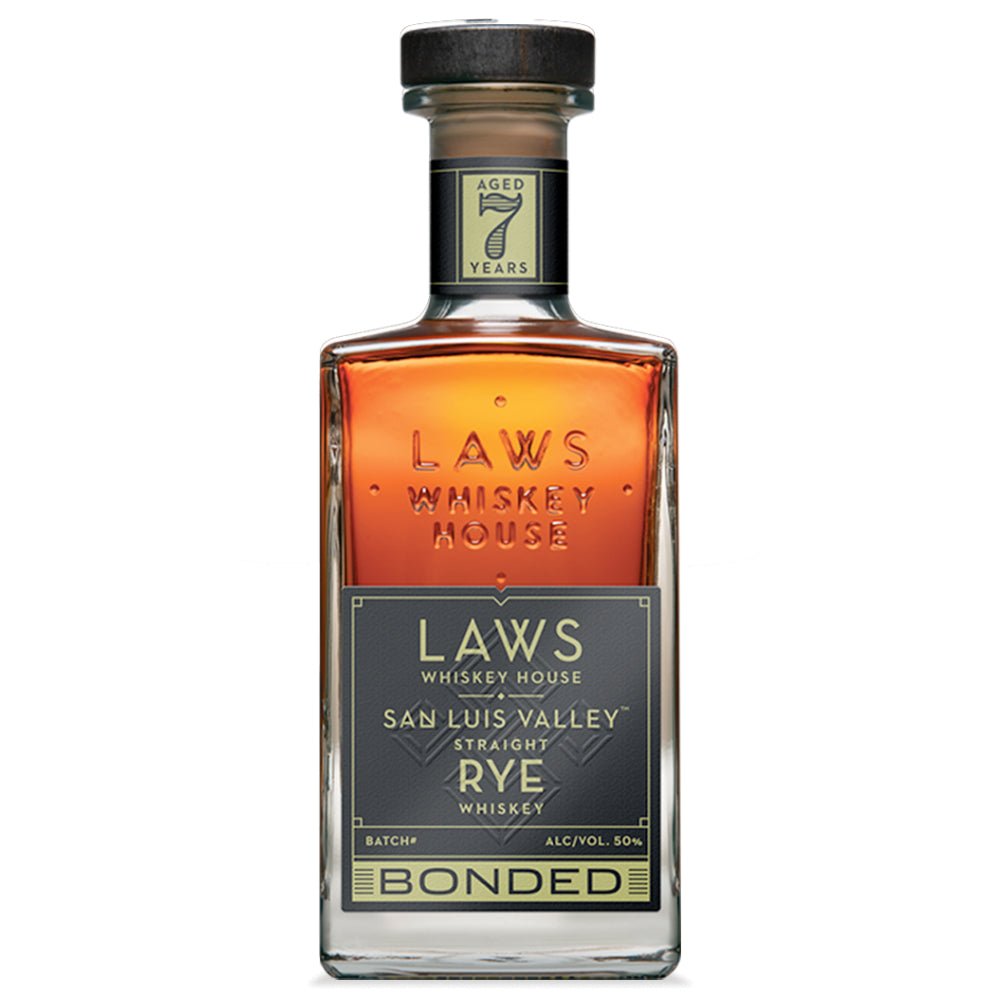 Laws 7 Year Old Bottled in Bond Straight Rye Rye Whiskey Laws Whiskey House   