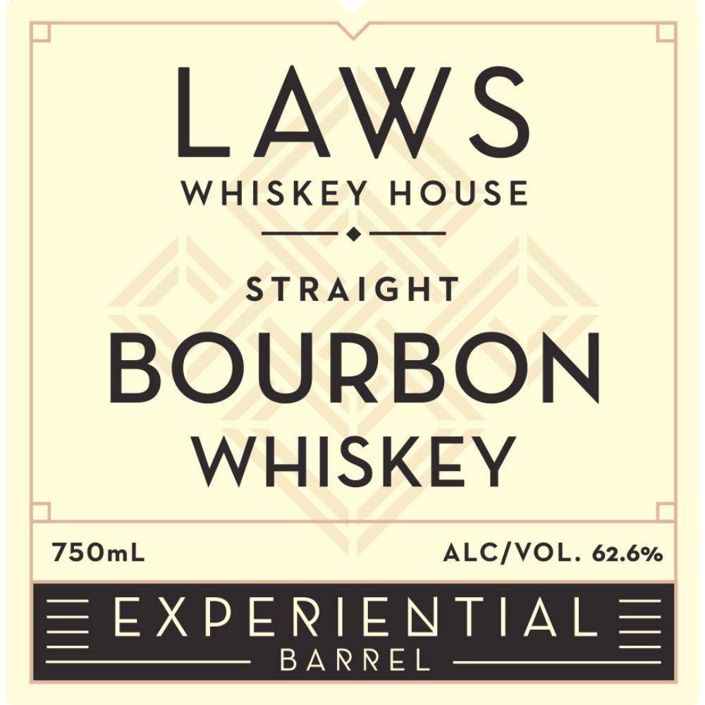 Laws Experiential Barrel Straight Bourbon Bourbon Laws Whiskey House   