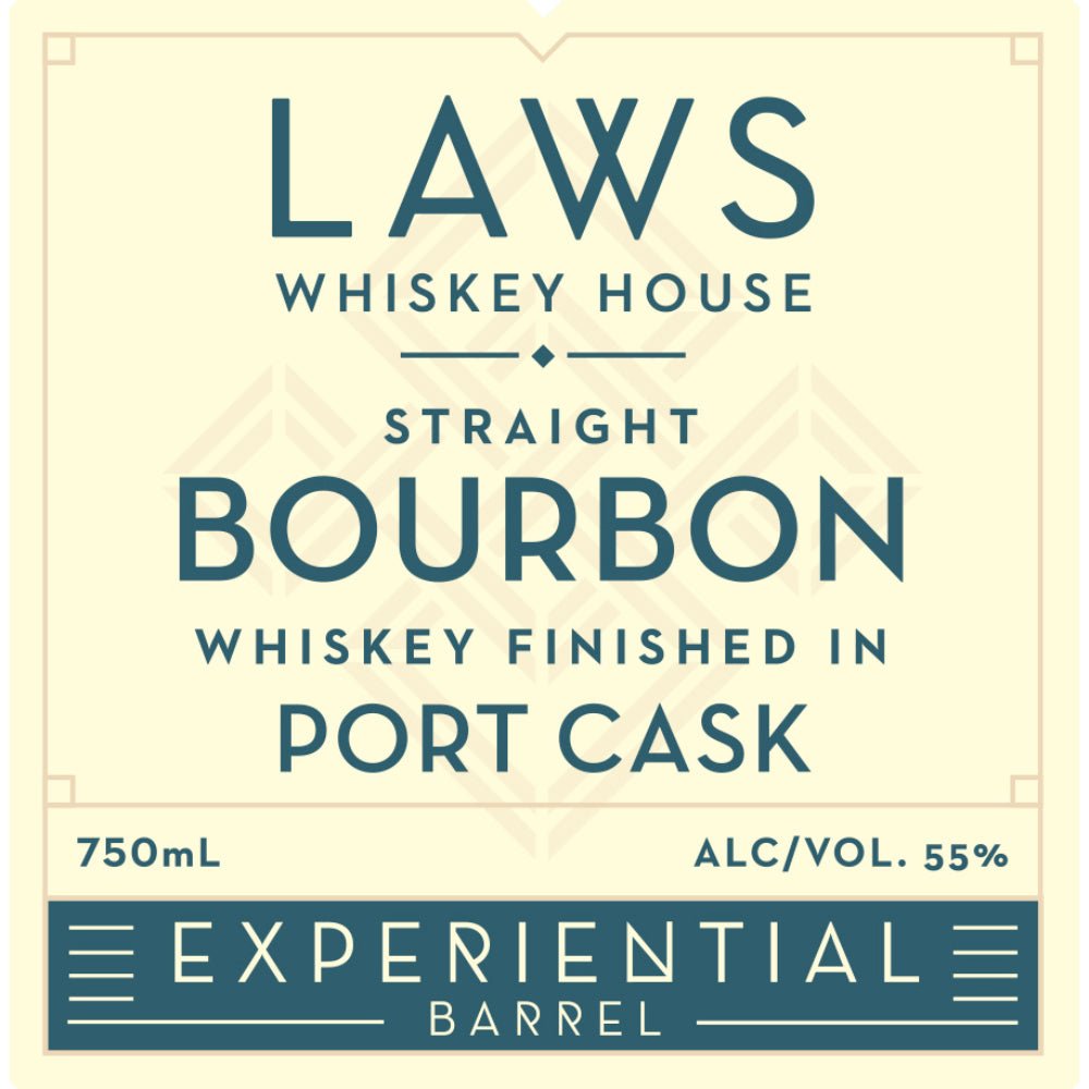 Laws Experiential Barrel Straight Bourbon Finished in Port Cask Bourbon Laws Whiskey House   