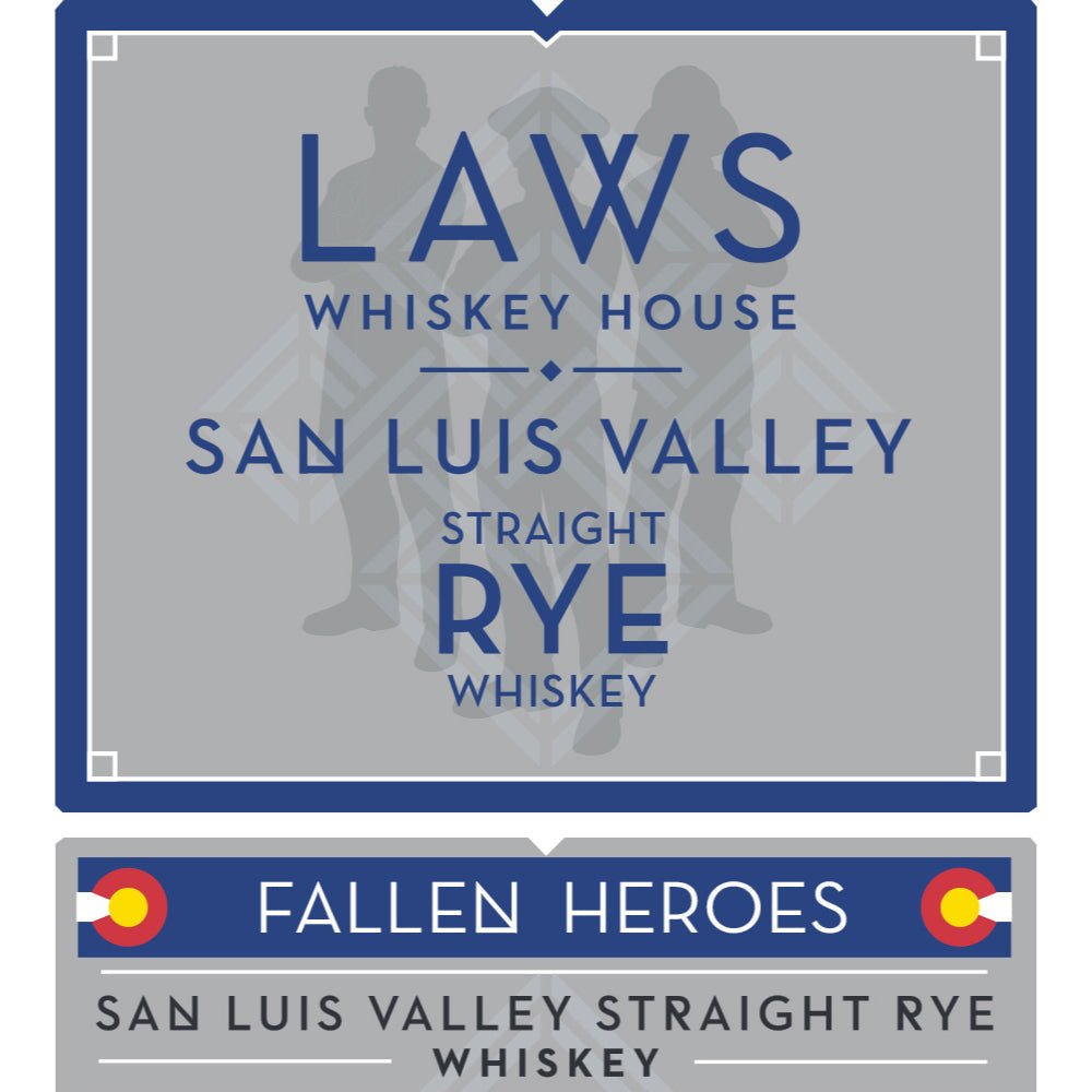 Laws Fallen Heroes Straight Rye Rye Whiskey Laws Whiskey House   