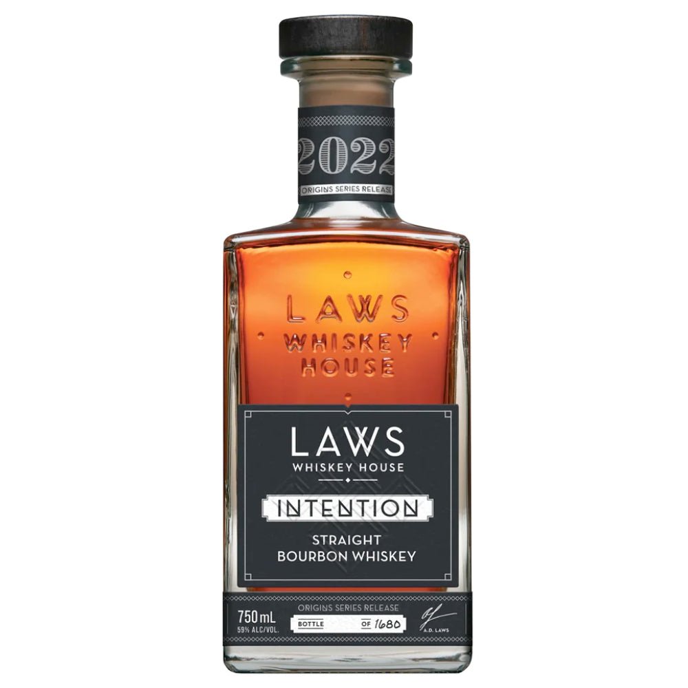 Laws Intention Straight Bourbon Origins Series 2022 Bourbon Laws Whiskey House   
