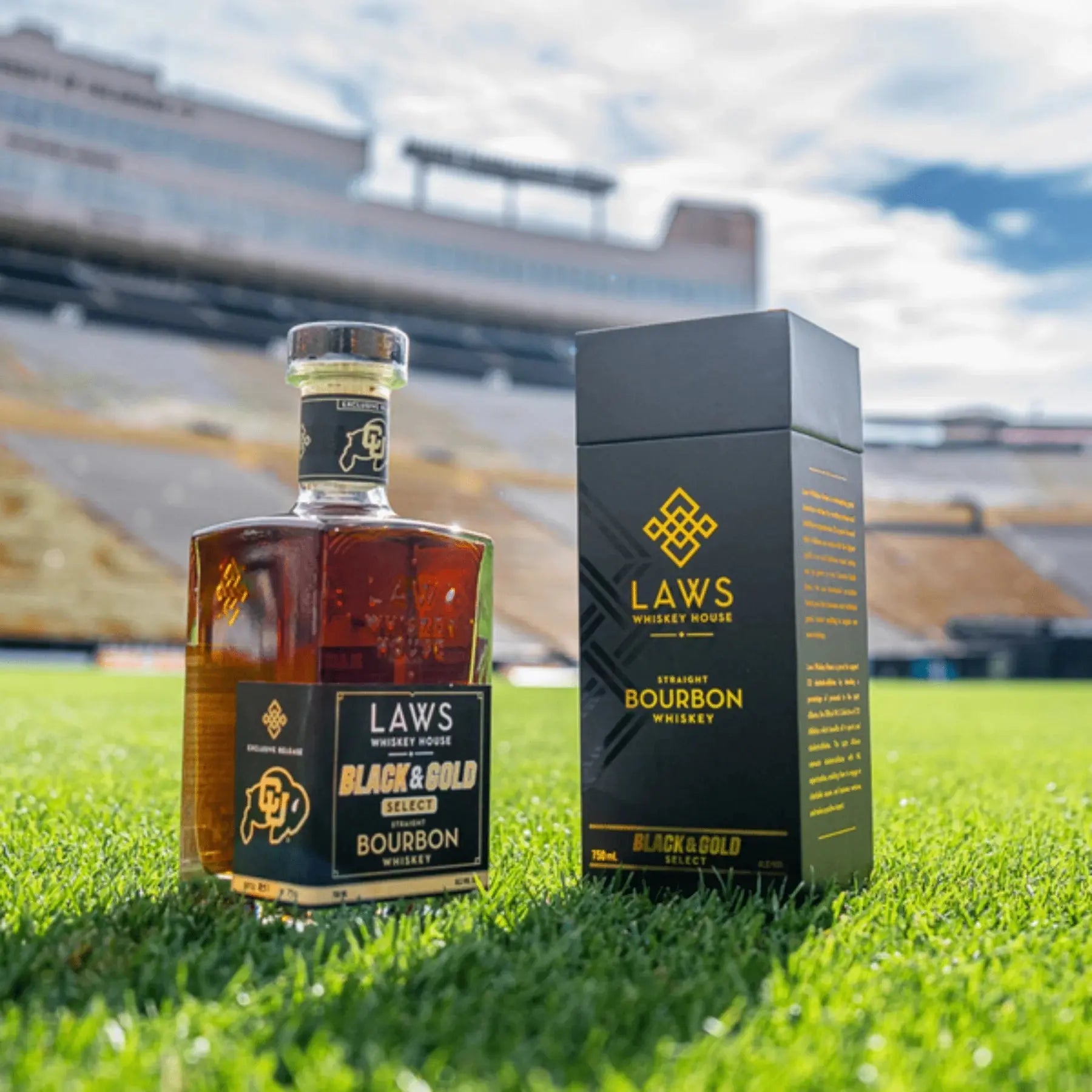 Laws Whiskey House Black & Gold Select Four Grain Straight Bourbon Whiskey - BuyMyLiquor
