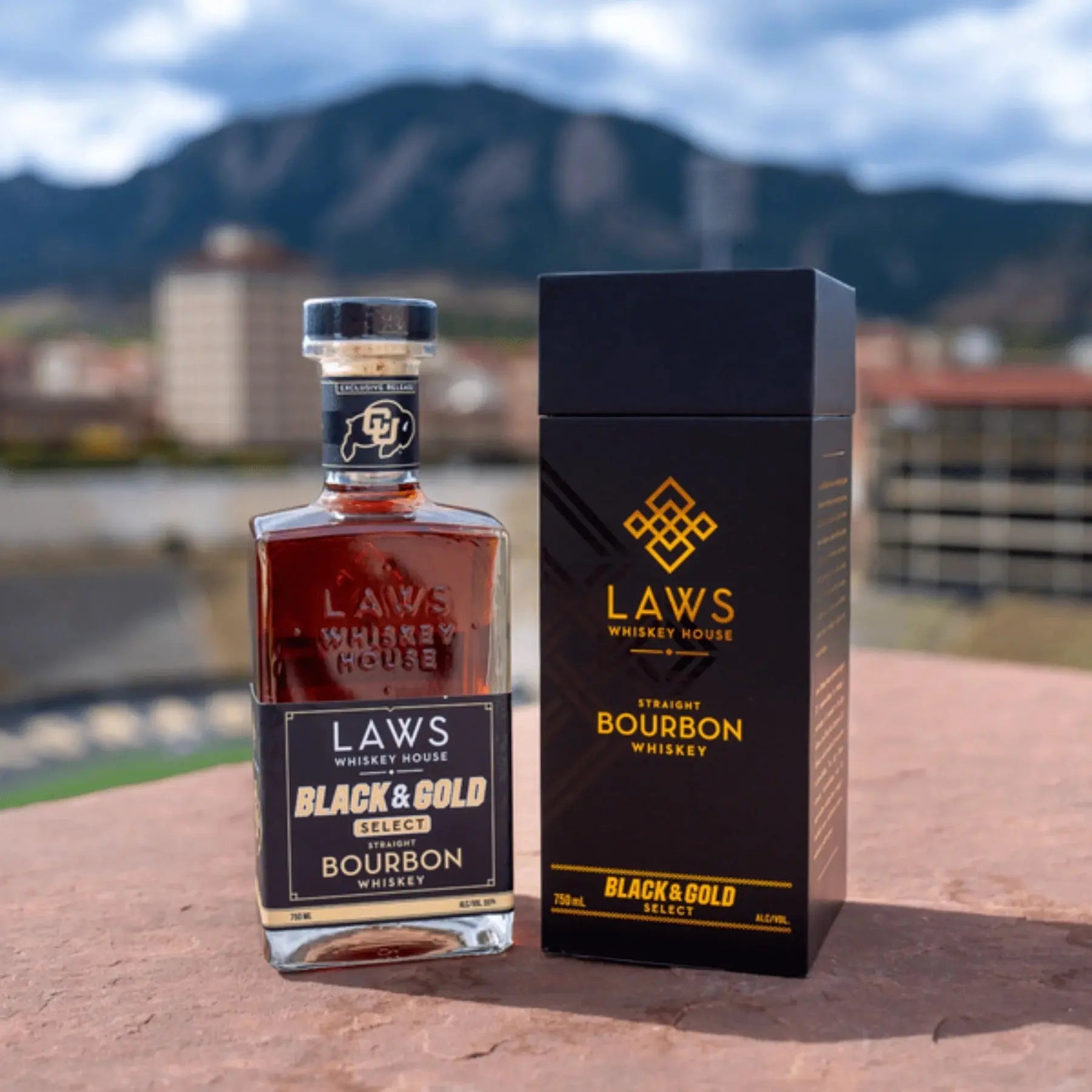 Laws Whiskey House Black & Gold Select Four Grain Straight Bourbon Whiskey - BuyMyLiquor