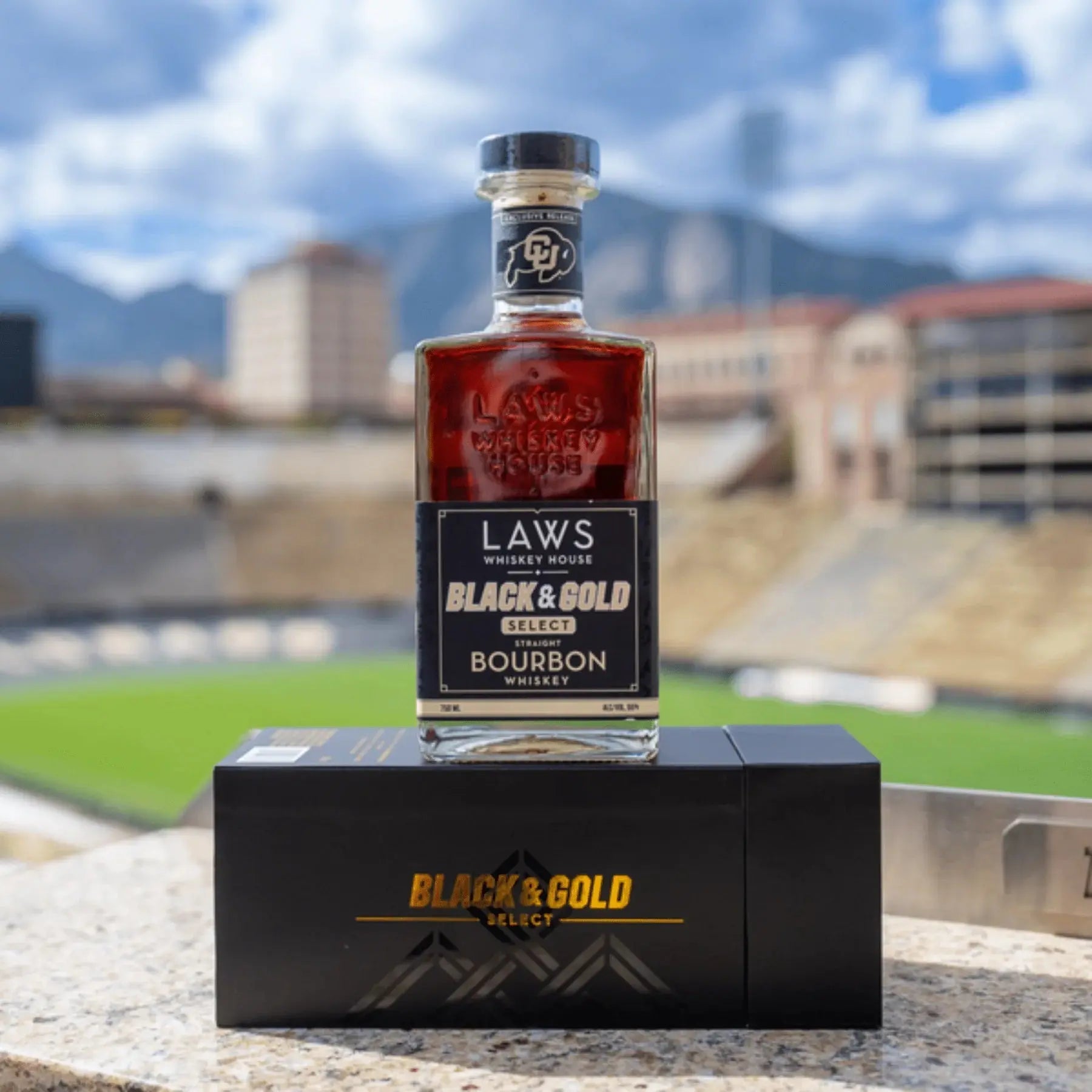 Laws Whiskey House Black & Gold Select Four Grain Straight Bourbon Whiskey - BuyMyLiquor
