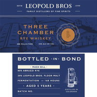 Thumbnail for Leopold Bros 5 Year Old Bottled in Bond Three Chamber Rye Rye Whiskey Leopold Bros   