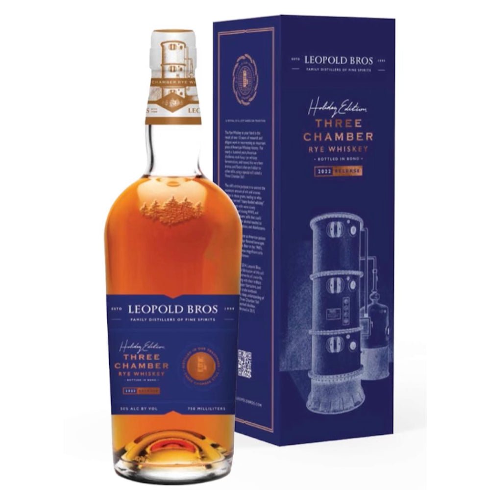 Leopold Bros Three Chamber Rye Holiday Edition 2022 Release Rye Whiskey Leopold Bros   