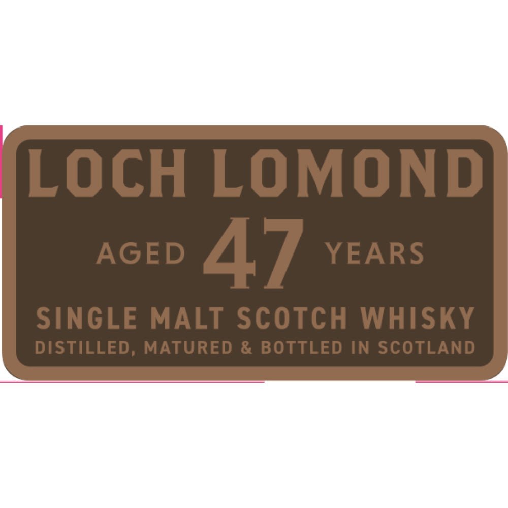 Loch Lomond 47 Year Old Single Malt Scotch Scotch Loch Lomond   