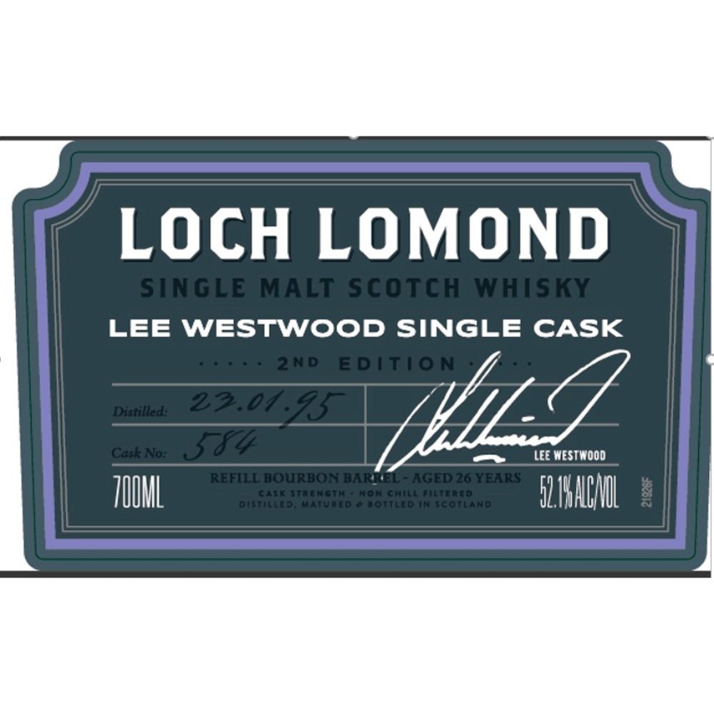 Loch Lomond Lee Westwood 2nd Edition Scotch Loch Lomond   