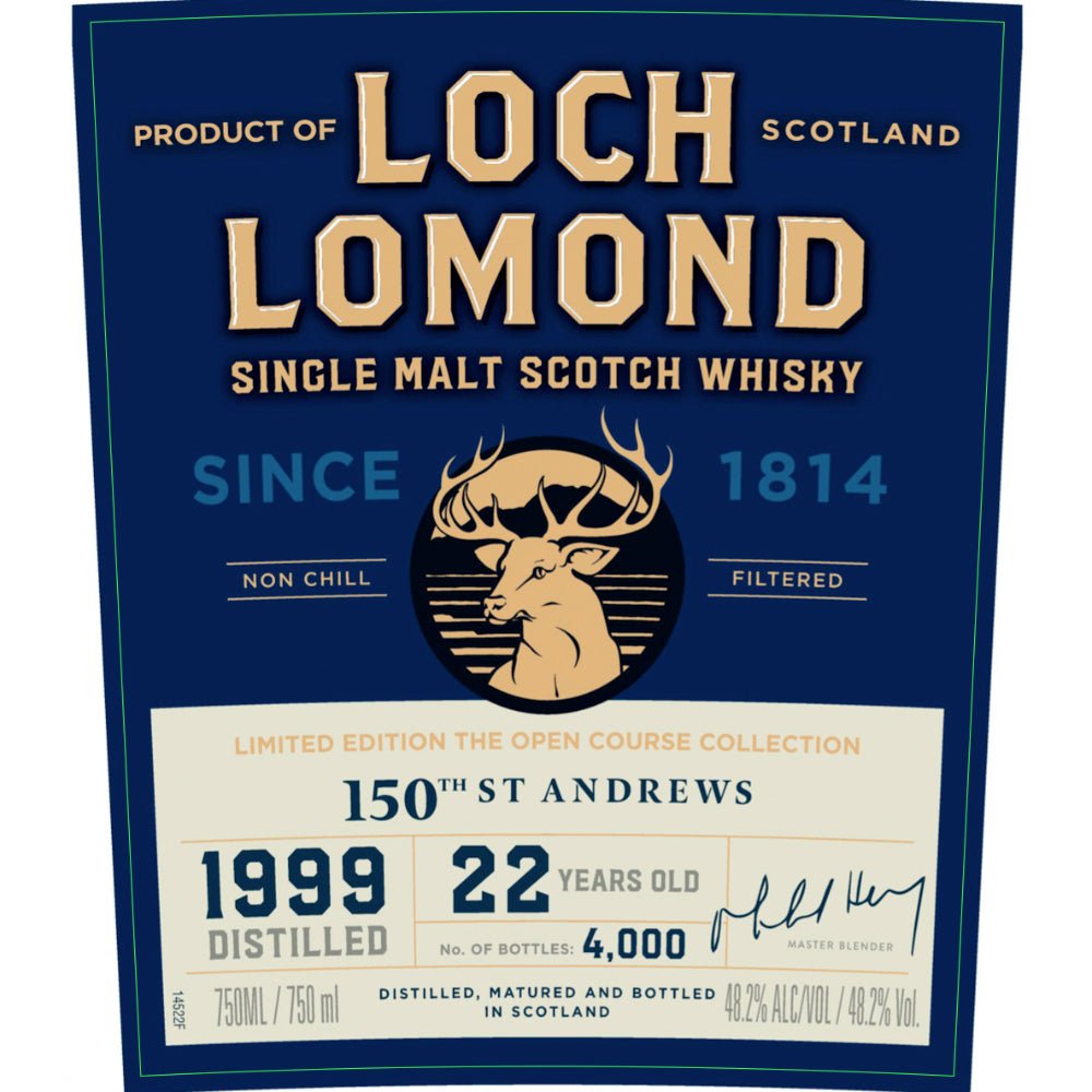 Loch Lomond The 150th St. Andrews 22 Year Old Scotch Loch Lomond   