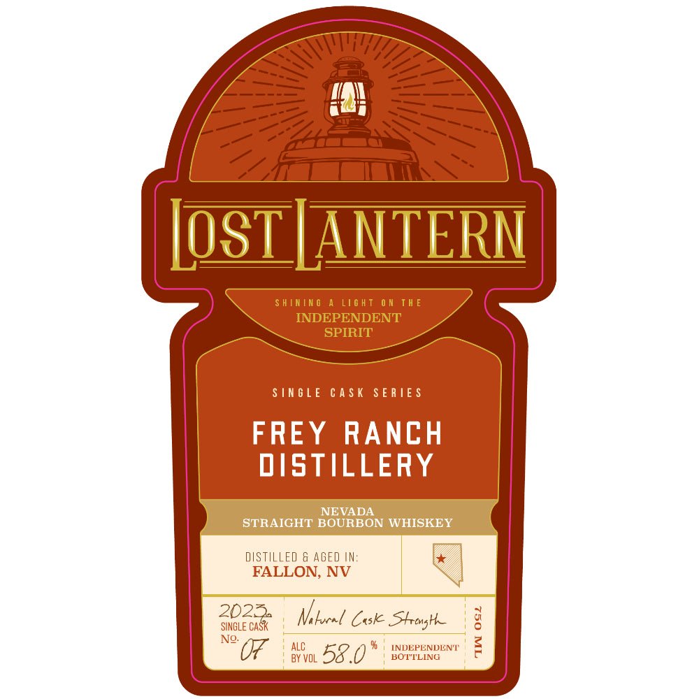 Lost Lantern Frey Ranch 5 Year Old Nevada Straight Bourbon Bourbon Lost Lantern   