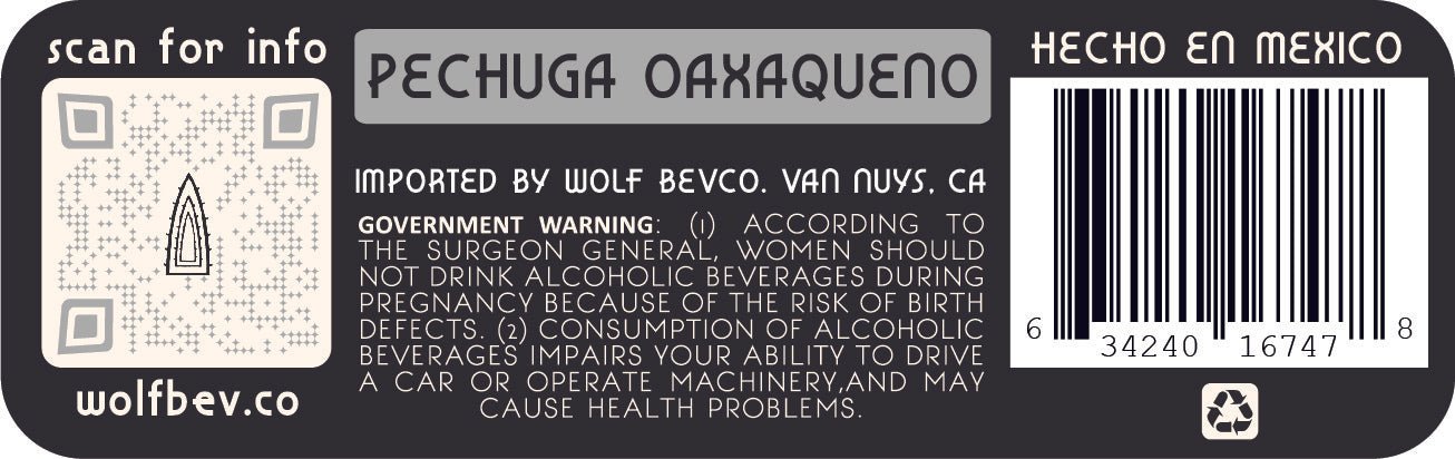 Lucero Pechuga Oaxaqueño Agave Spirits - Distilled with Chicken & Fruits - Main Street Liquor