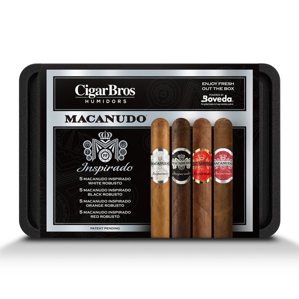 Macanudo 20 Premium Cigars Set + Personal Humidor by CigarBros  CigarBros   