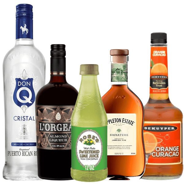 Mai Tai Cocktail Kit: Don Q Rum, De Kuyper Orange Curacao, Rose's