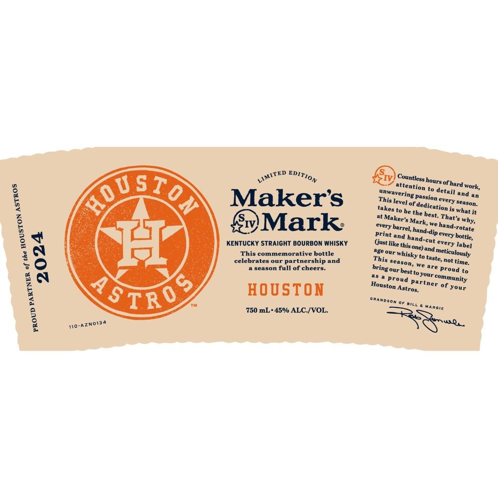 Maker’s Mark Houston Astros Straight Bourbon 2024 Release Bourbon Maker's Mark   