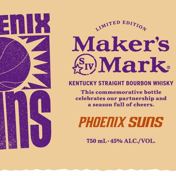 ウイスキー Maker's Mark Phoenix Suns 2025 Edition Maker's Mark Phoenix Suns 2025 Season Limited Edition Bourbon