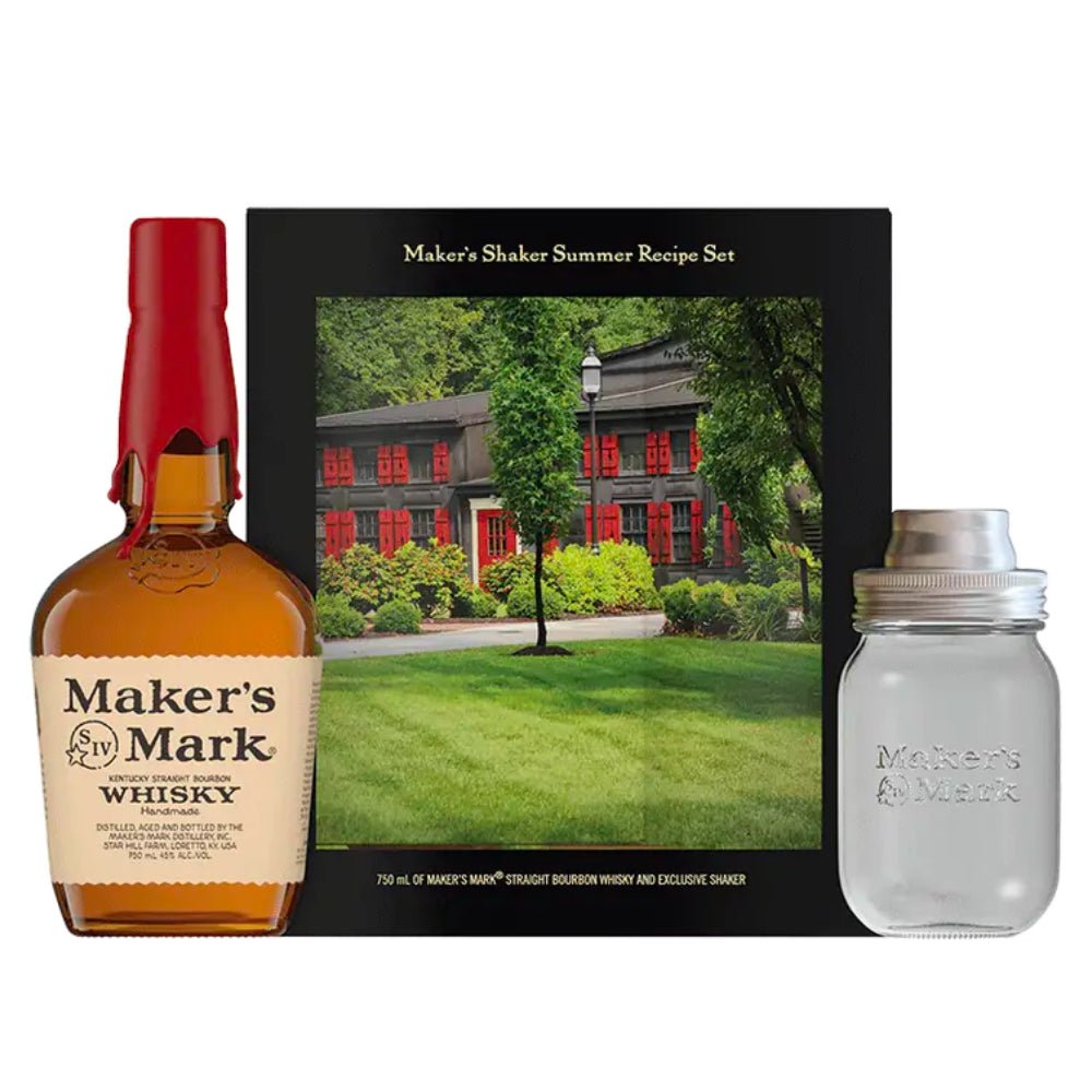 Maker's Mark Summer Recipe Gift Set With Shaker Bourbon Maker's Mark   