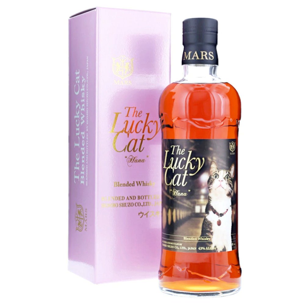 Mars Whisky The Lucky Cat "Hana" Japanese Whisky Mars Shinshu Distillery   