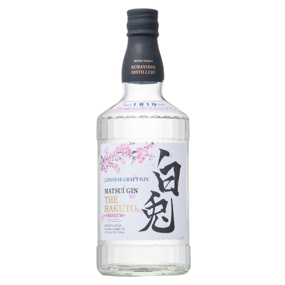 Matsui Gin The Hakuto Premium Gin Kurayoshi Distillery   