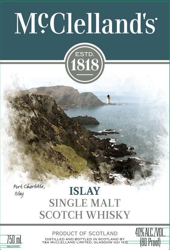 McClelland's Islay Single Malt Scotch Whisky - Main Street Liquor
