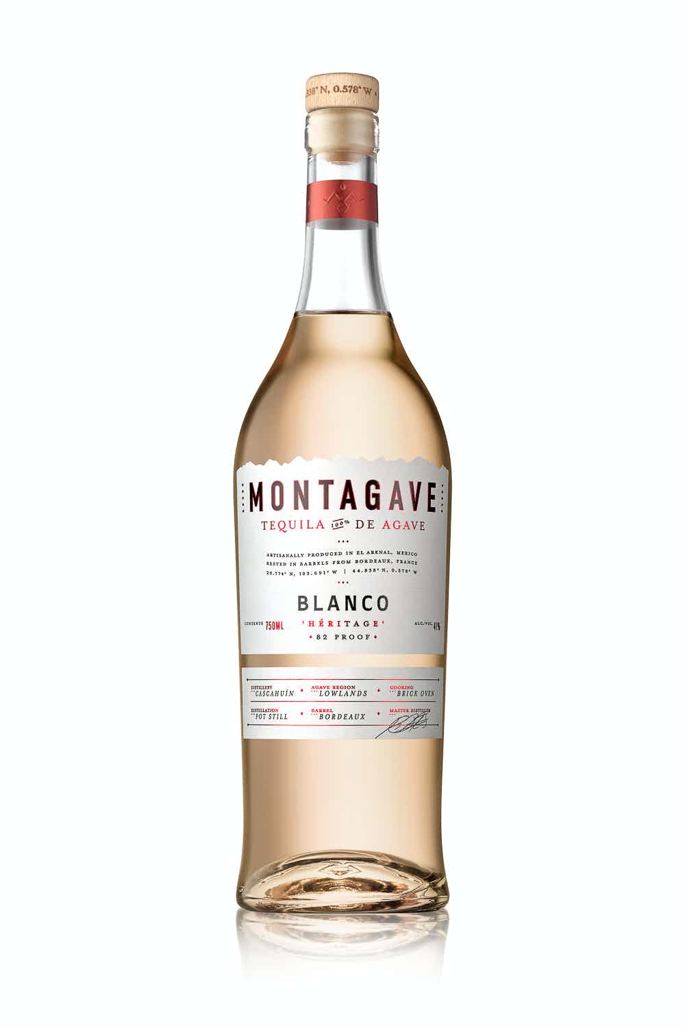 Montagave Heritage Blanco Tequila 123 Organic Tequila   