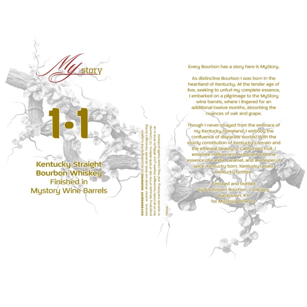 MyStory 1:1 Bourbon Finished in Mystory Wine Barrels - Main Street Liquor