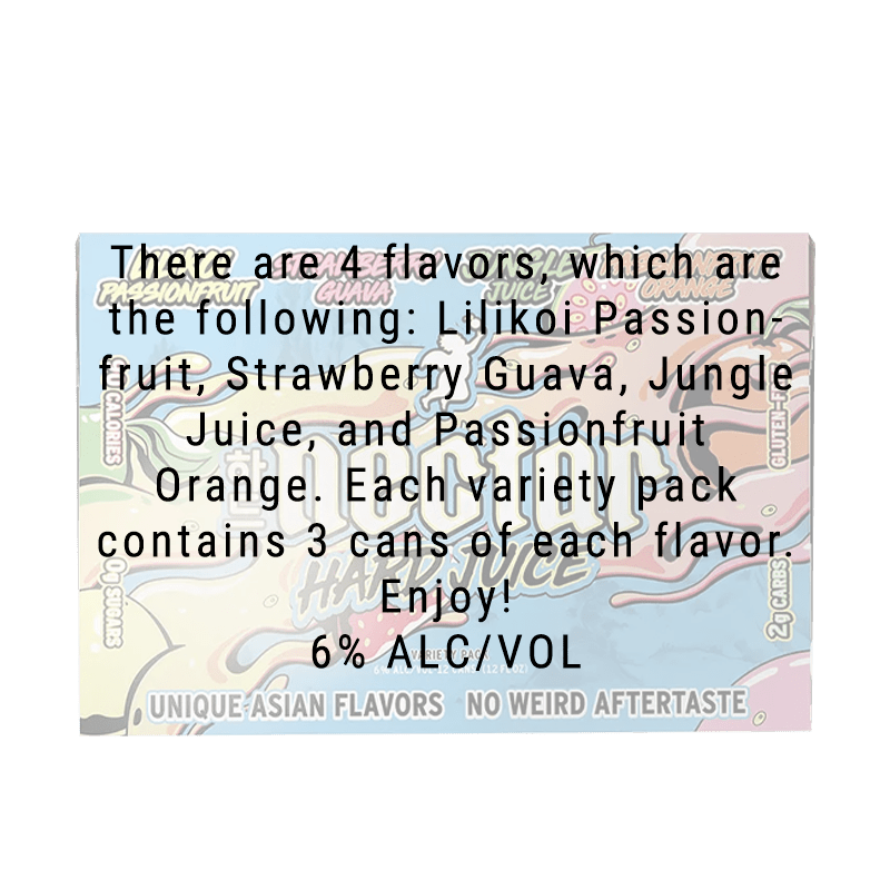 Nectar Hard Juice Hard Seltzer Variety 12 Pack 12.oz - Main Street Liquor